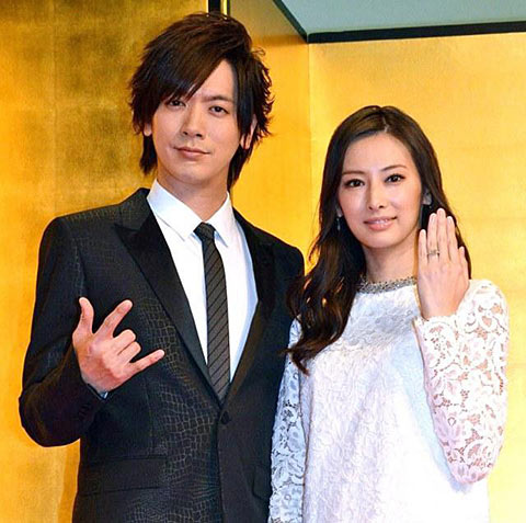 北川景子とDAIGOの結婚会見の画像